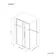Lisbon Matt Black 8mm Sliding Shower Enclosure 1000x800mm
