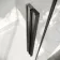 Lisbon Matt Black 8mm Sliding Shower Enclosure 1200x700mm