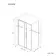 Lisbon Brushed Brass 8mm Sliding Shower Enclosure 1400x900mm