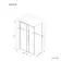 Lisbon Brushed Brass 8mm Sliding Shower Enclosure 1700x700mm