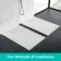 Berlin Rectangular Matt White Slate Effect SMC Composite Shower Tray 1800x800mm