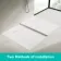 Seoul Low Profile Rectangular Matt White Stone Shower Tray 1400x800mm