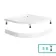 Doha Quadrant Gloss White Anti-Slip Stone Shower Tray 800x800mm & Riser Kit