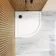 Doha Quadrant Gloss White Anti-Slip Stone Shower Tray 900x900mm & Riser Kit