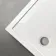 Doha Square Gloss White Anti-Slip Stone Shower Tray 900x900mm & Riser Kit