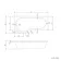 P Shaped 1700 Shower Bath - Left Handed