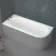 Oakham 1700 Space Saving Bath - Left Handed ( Excludes Bath Panel)