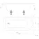 Abingdon 1500mm Roll Top Shower Bath - Black Claw Feet & 6mm Easy Clean Screen