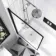 Abingdon 1700 Roll Top Shower Bath - White Ball Feet & 6mm Easy Clean Matt Black Framed Screen