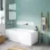 Stafford 1700x700 Shower Bath & 4mm Screen