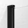 Stafford 1400x700 Shower Bath & 4mm Matt Black Screen with Rail
