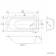 Stafford 1500x700 Shower Bath & 4mm Matt Black Screen with Rail