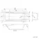 Hereford 1500x700 Square Shower Bath & 6mm Easy Clean Screen with Rail