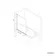 Hereford 1800x800 Square Shower Bath & 6mm Easy Clean Screen with Rail