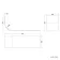 Oakham 1700 Space Saving Shower Bath & 6mm Easy Clean Screen with Rail - Left Handed