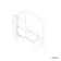 P Shaped 1700 Shower Bath with Front Panel & 4mm Screen with Rail - Right Handed