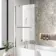 L Shaped 1700 Shower Bath & 4mm Fixed Screen with Rail - Left Handed