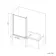 L Shaped 1600 Shower Bath & 6mm Easy Clean Brushed Brass Bath Screen - Right Handed