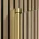 Witney 1700x700 Square Shower Bath & 6mm Easy Clean Brushed Brass Bath Screen