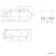 Shore 1700 Matt White Freestanding Bath - Chrome Feet