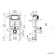 Idaho Pneumatic Top & Front Compact Wall Hung Toilet Frame and Concealed Cistern with Brushed Brass Flush Plate - Round Buttons