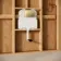 Idaho Pneumatic Concealed Cistern with Brushed Brass Flush Plate - Round Buttons
