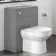 Harper Stone Grey Back To Wall Unit and Miami Toilet