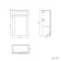 Bermuda Traditional Dove Grey Slimline Back To Wall Unit and Hudson Toilet with Wooden Seat