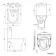 Orlando Rimless Fully Back to Wall Close Coupled Toilet With Soft Close Slim Seat