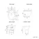 Kansas Traditional Rimless Back To Wall Toilet With Chalk White Wooden Seat - Brushed Brass Hinges