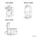 Alma Traditional Rimless Close Coupled Toilet With Oak Effect Wooden Soft Close Seat - Brushed Brass Hinges