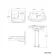 Hudson Traditional Low-Level Toilet With Graphite Grey Seat & Pedestal Basin - Single Tap Hole