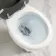 Hudson Traditional High-Level Toilet With Inky Blue Seat & Pedestal Basin - Single Tap Hole