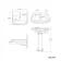 Hudson Traditional High-Level Toilet With Midnight Green Seat & Pedestal Basin - Single Tap Hole