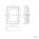 Inky Blue Mirror Cabinet 700x500mm - Brushed Brass Accents