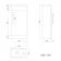 Avon Stone Grey Cloakroom Floor Standing Basin Vanity 400mm