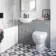 Quartz Stone Grey Combination Vanity Basin and Seattle Toilet 1050mm
