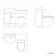 Quartz Stone Grey Combination Vanity Basin and Seattle Toilet 1050mm