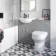 Quartz Stone Grey Combination Vanity Basin and Denver Toilet 1050mm