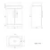 Avon Gloss White Vanity with Marble Top & Curved Counter Top Basin 600mm