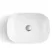 Avon Gloss White Vanity Drawer with Marble Top & Curved Counter Top Basin 600mm