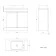 Trent Gloss White Vanity with Marble Top & Curved Counter Top Basin 800mm