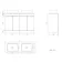 Trent Gloss White Double Vanity with Marble Top & Curved Counter Top Basin 1200mm