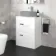Avon Gloss White Drawer with Marble Top 600mm - Excludes Counter Top Basin