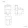 Avon & Trent Stone Grey Slimline Back To Wall Unit and Atlanta Toilet