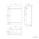 Avon Stone Grey Combination Basin Drawer and Aruba Toilet 1100mm - Left Handed