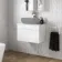 Trent Gloss White Wall Hung Drawer 600mm - Excludes Counter Top Basin