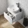 Trent Gloss White Wall Hung Drawer 600mm - Excludes Counter Top Basin
