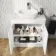 Trent Gloss White Cabinet with Marble Top 800mm - Excludes Counter Top Basin