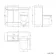 Trent Gloss White Combination Vanity Basin and Aruba Toilet 1000mm